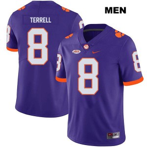 #8 A.J. Terrell CFP Champs Mens College Jersey Purple