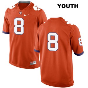 #8 A.J. Terrell CFP Champs Youth No Name NCAA Jersey Orange