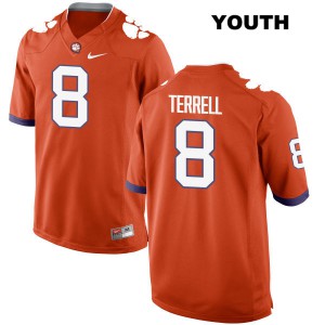 #8 A.J. Terrell Clemson Youth Player Jerseys Orange