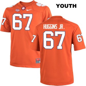 #67 Albert Huggins Clemson Tigers Youth College Jerseys Orange