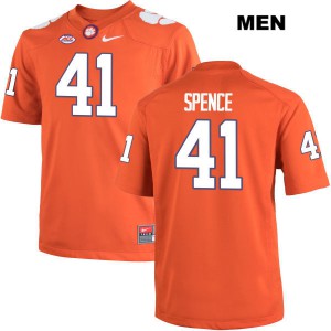 #41 Alex Spence Clemson University Mens Player Jerseys Orange