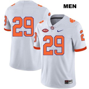 #29 B.T. Potter Clemson Tigers Mens No Name Embroidery Jerseys White