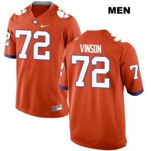 #72 Blake Vinson CFP Champs Mens Official Jerseys Orange