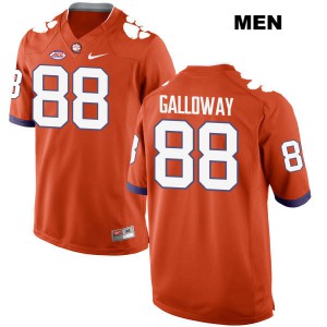 #88 Braden Galloway Clemson Tigers Mens Alumni Jersey Orange