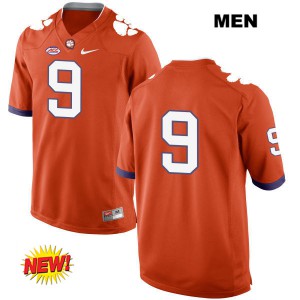 #9 Brian Dawkins Jr. CFP Champs Mens No Name Stitched Jerseys Orange