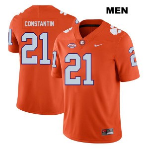 #21 Bryton Constantin CFP Champs Mens High School Jersey Orange