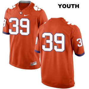 #39 Cameron Scott Clemson University Youth No Name Player Jersey Orange