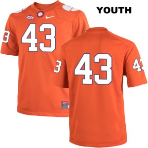 #43 Chad Smith CFP Champs Youth No Name College Jersey Orange