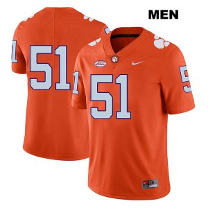 #51 Chase Guynup CFP Champs Mens No Name NCAA Jersey Orange