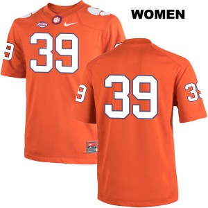 #39 Christian Groomes CFP Champs Womens No Name Embroidery Jersey Orange