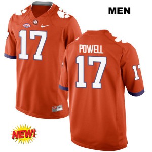 #17 Cornell Powell Clemson National Championship Mens Football Jersey Orange