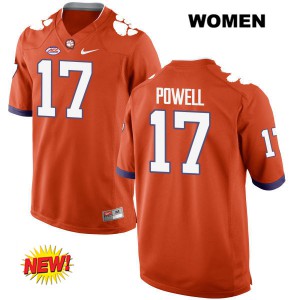 #17 Cornell Powell CFP Champs Womens High School Jerseys Orange