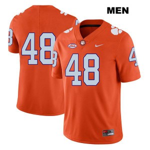 #48 David Cote Clemson University Mens No Name Player Jersey Orange