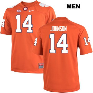 #14 Denzel Johnson Clemson University Mens Embroidery Jerseys Orange