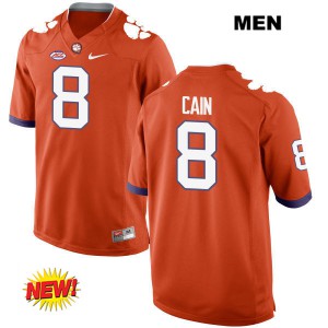 #8 Deon Cain Clemson Mens University Jerseys Orange
