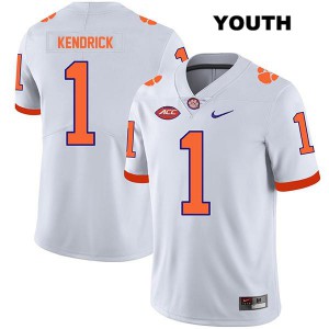 #1 Derion Kendrick CFP Champs Youth Stitched Jersey White