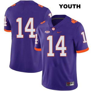 #14 Diondre Overton CFP Champs Youth No Name Embroidery Jersey Purple