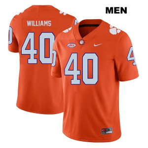 #40 Greg Williams CFP Champs Mens College Jerseys Orange