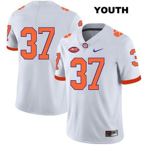 #37 Jake Herbstreit CFP Champs Youth No Name NCAA Jerseys White