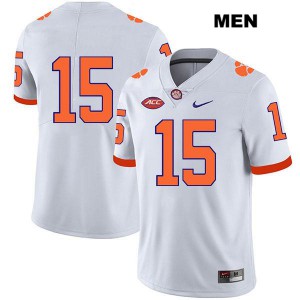 #15 Jake Venables CFP Champs Mens No Name Stitched Jersey White