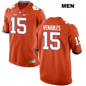 #15 Jake Venables Clemson University Mens Official Jersey Orange