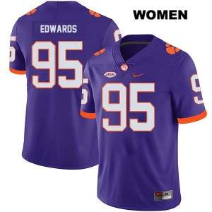#95 James Edwards CFP Champs Womens Stitched Jerseys Purple