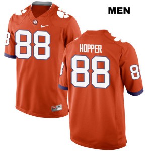 #88 Jayson Hopper Clemson University Mens Stitched Jersey Orange