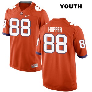 #88 Jayson Hopper Clemson University Youth Player Jersey Orange