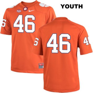#46 John Boyd Clemson Youth No Name Stitched Jerseys Orange