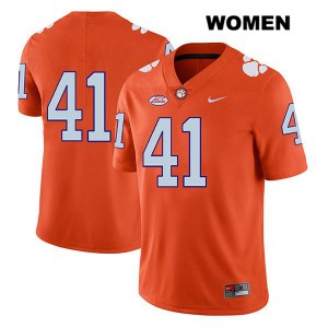 #41 Jonathan Weitz CFP Champs Womens No Name University Jersey Orange