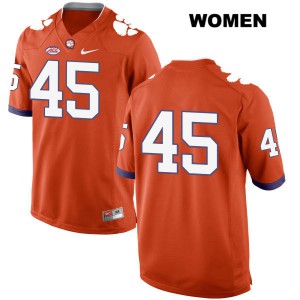 #45 Josh Jackson Clemson Womens No Name University Jerseys Orange