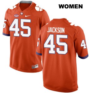 #45 Josh Jackson Clemson Womens Football Jersey Orange