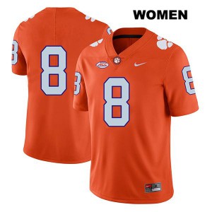 #8 Justyn Ross Clemson Womens No Name High School Jerseys Orange
