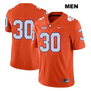 #30 Keith Maguire Clemson National Championship Mens No Name Stitch Jersey Orange