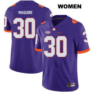#30 Keith Maguire CFP Champs Womens Official Jersey Purple