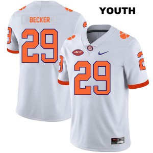 #29 Michael Becker CFP Champs Youth Player Jersey White