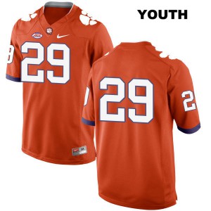 #29 Michael Becker Clemson Tigers Youth No Name Player Jerseys Orange