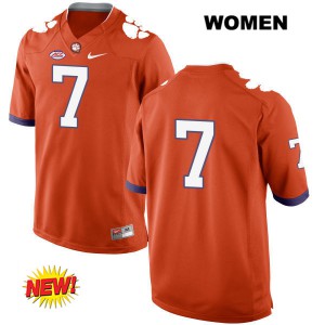 #7 Mike Williams Clemson Womens No Name Football Jerseys Orange