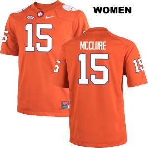 #15 Patrick McClure Clemson University Womens University Jerseys Orange