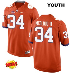 #34 Ray-Ray McCloud CFP Champs Youth High School Jerseys Orange