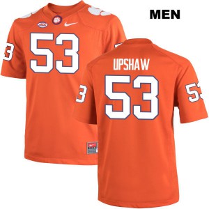 #53 Regan Upshaw Clemson Mens Embroidery Jerseys Orange