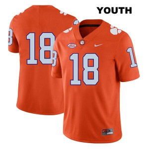 #18 T.J. Chase CFP Champs Youth No Name College Jersey Orange