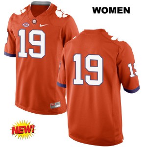 #19 Tanner Muse CFP Champs Womens No Name Football Jersey Orange