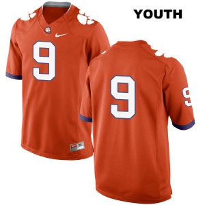 #9 Travis Etienne CFP Champs Youth No Name Stitched Jersey Orange