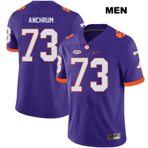 #73 Tremayne Anchrum CFP Champs Mens Official Jersey Purple