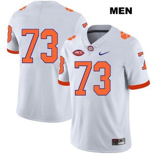 #73 Tremayne Anchrum CFP Champs Mens No Name NCAA Jersey White