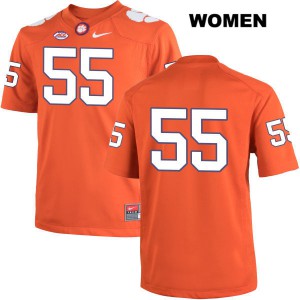 #55 Tyrone Crowder CFP Champs Womens No Name Stitched Jerseys Orange