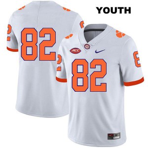 #82 Will Brown CFP Champs Youth No Name Player Jersey White