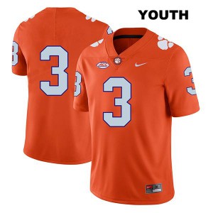 #3 Xavier Thomas Clemson University Youth No Name NCAA Jersey Orange